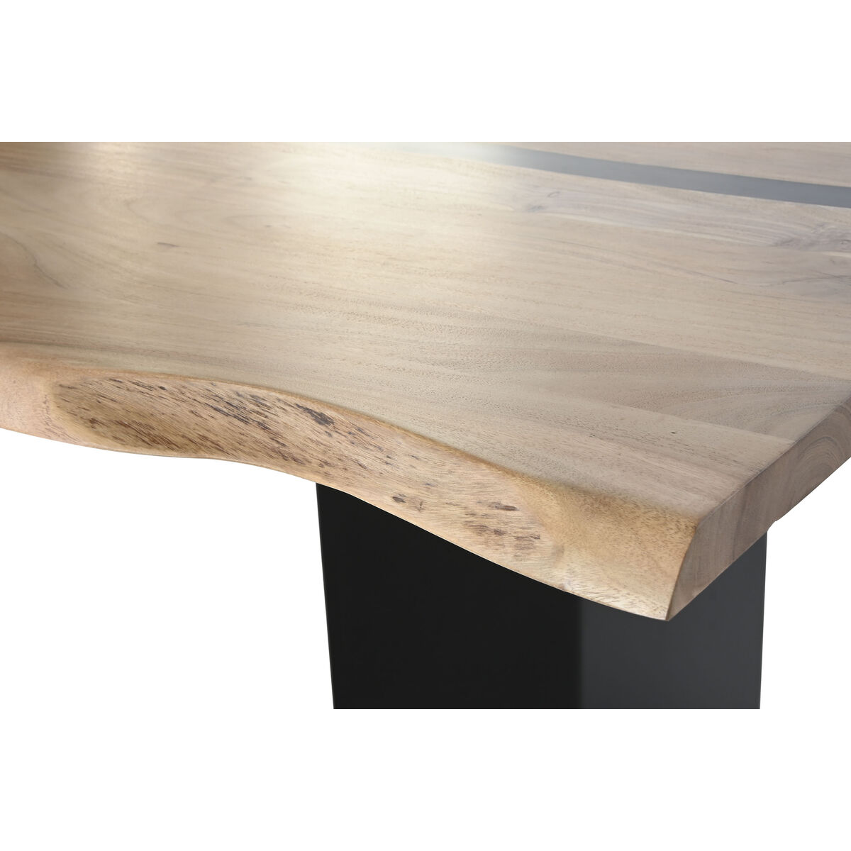 Matsalsbord Home ESPRIT Metall Akaciaträ 200 x 100 x 76 cm - 3
