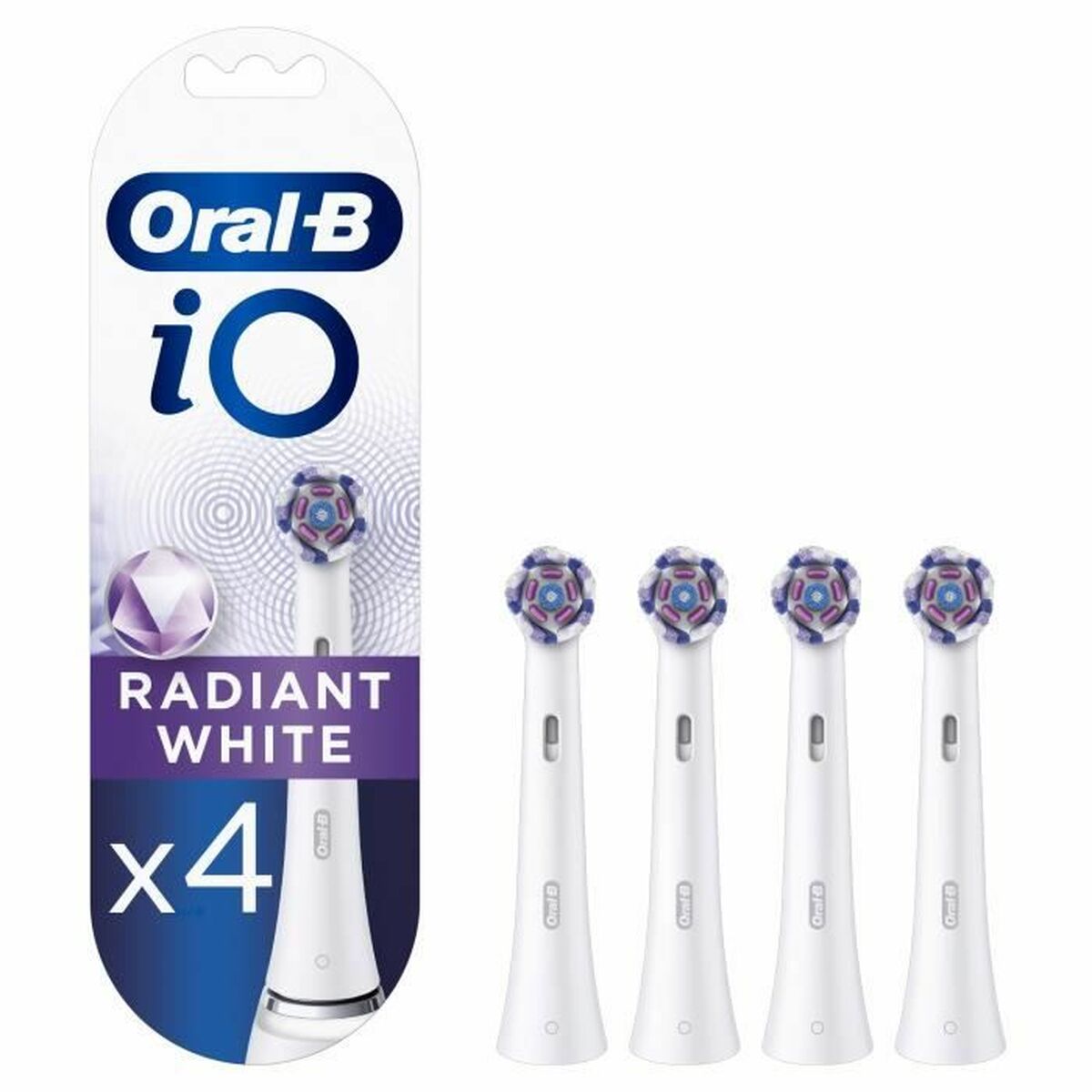 Tandborsthuvud Oral-B iO Vit Svart 4 antal - 6