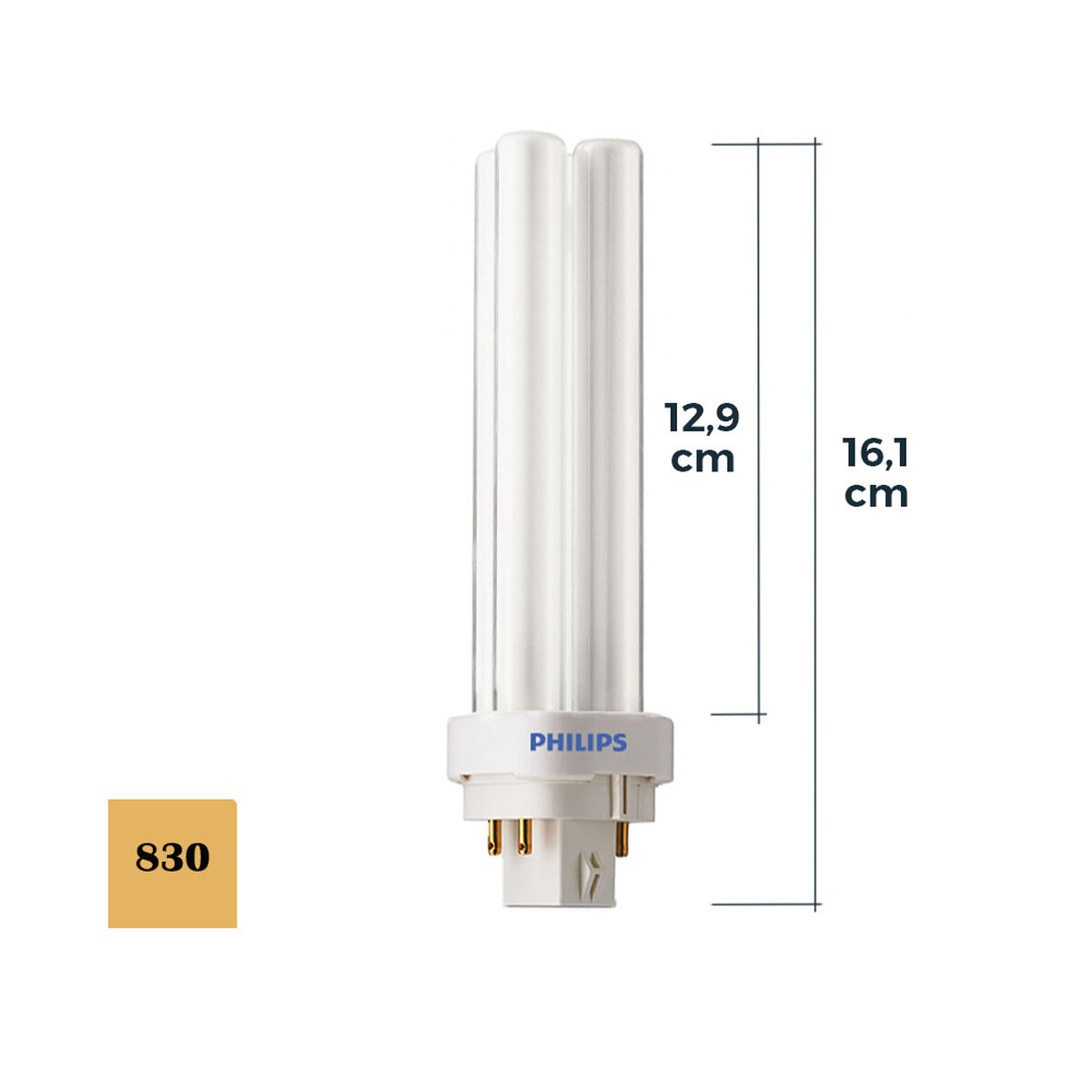 Lysrör Philips lynx d B 26 W 1800 Lm - 5