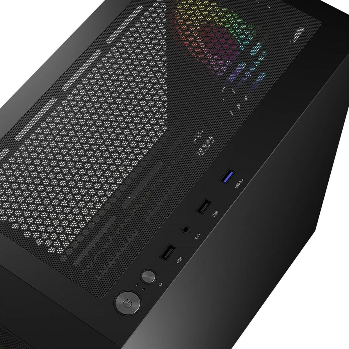 ATX Semitorn Logic PORTOS ARGB Svart - 14