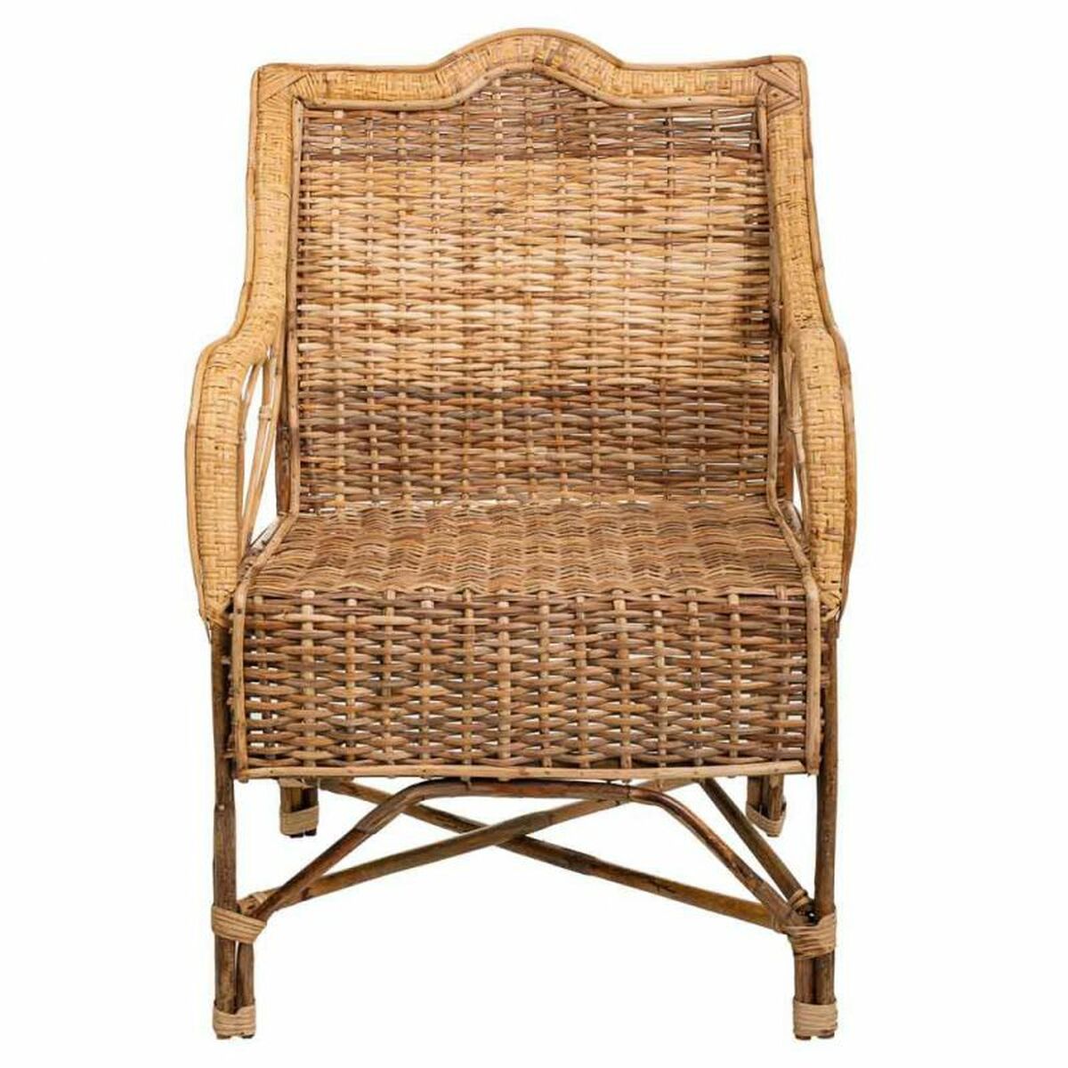 Fåtölj Alexandra House Living Naturell 48 x 99 x 64 cm - 2