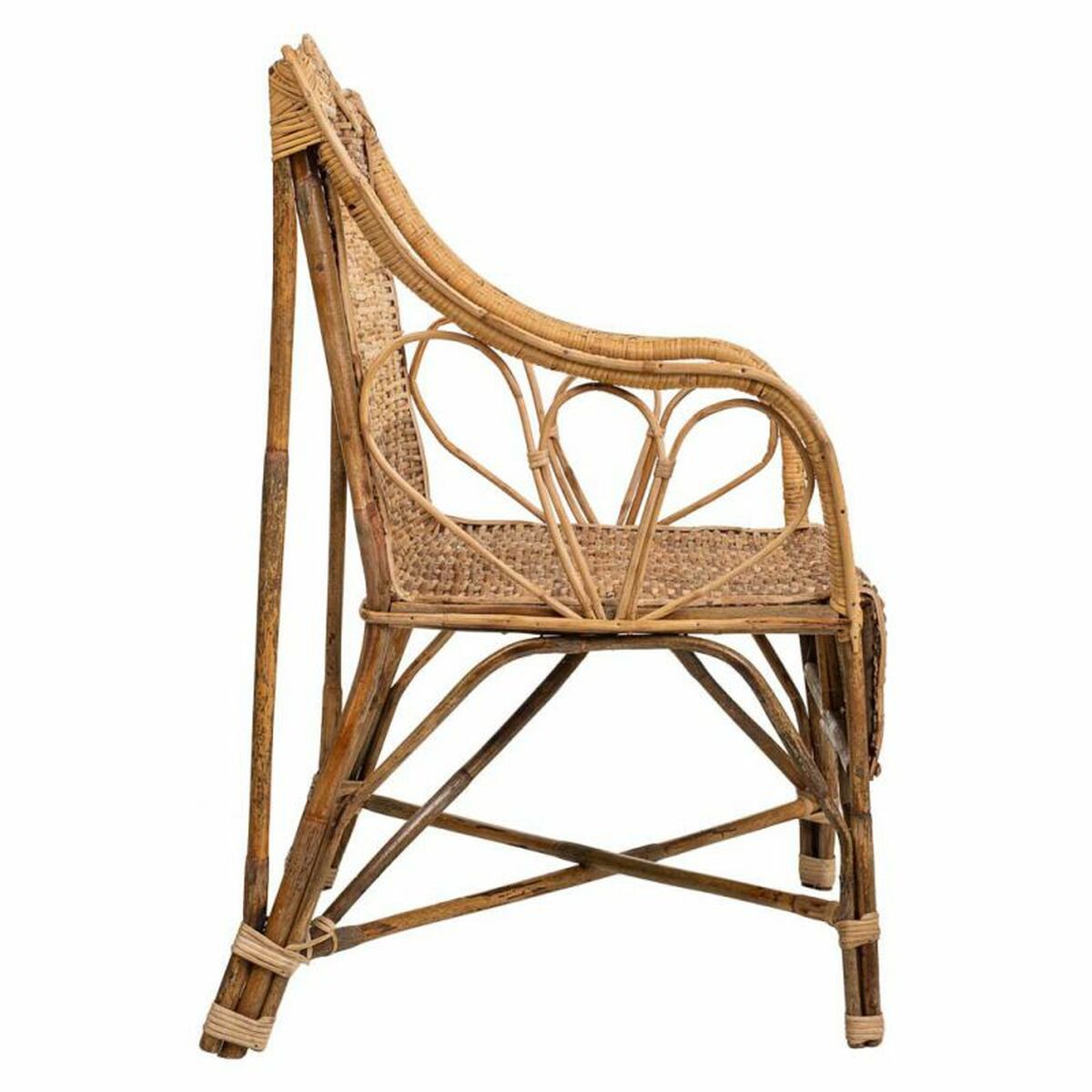 Fåtölj Alexandra House Living Naturell 48 x 99 x 64 cm - 3