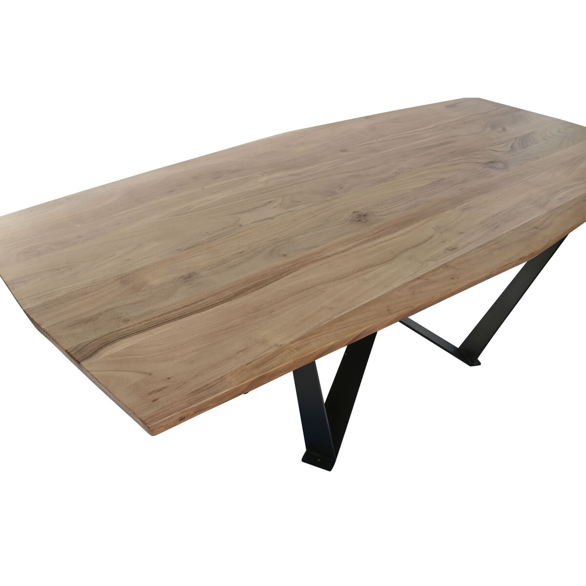 Matsalsbord Home ESPRIT Metall Akaciaträ 220 x 100 x 76 cm - 3