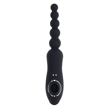 Anal vibrator Playboy Let it Bead Svart