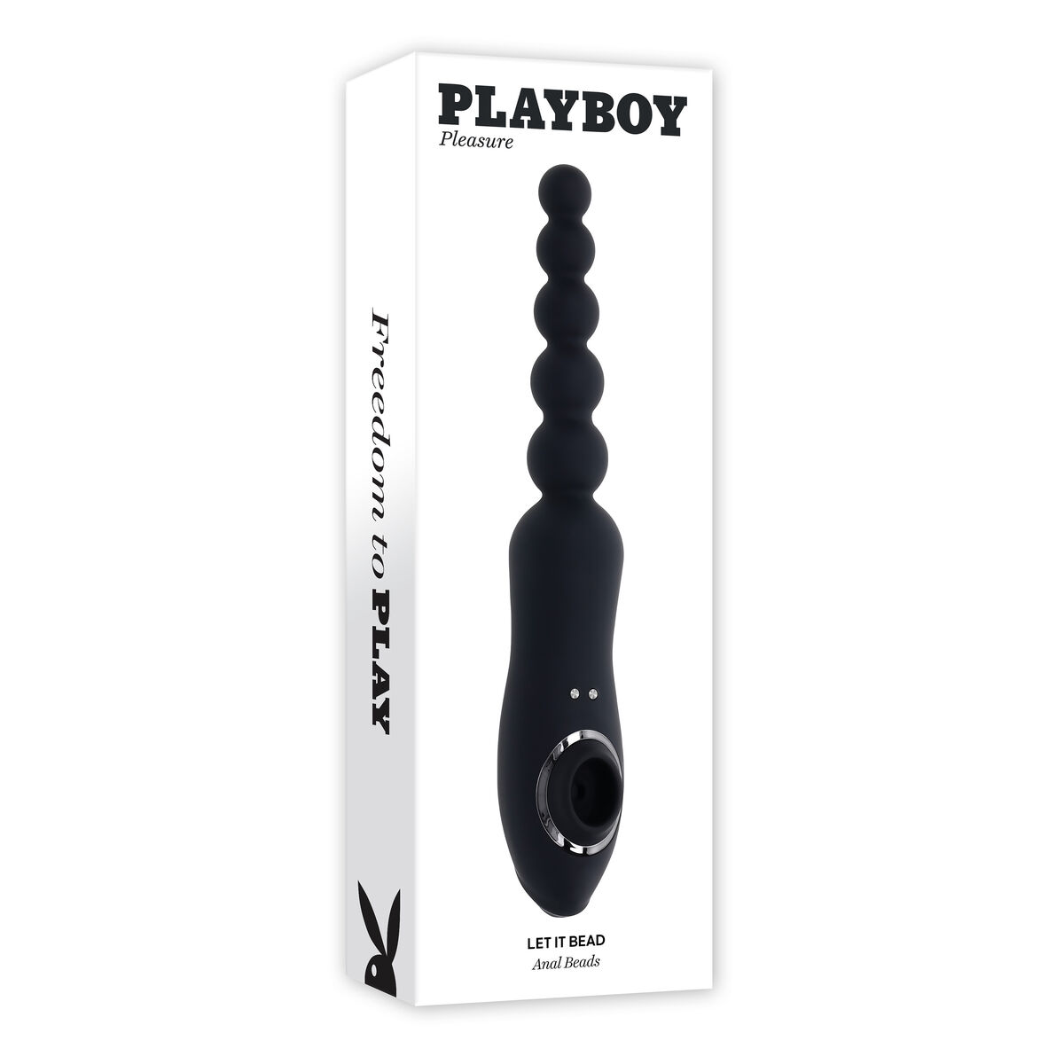 Anal vibrator Playboy Let it Bead Svart - 7