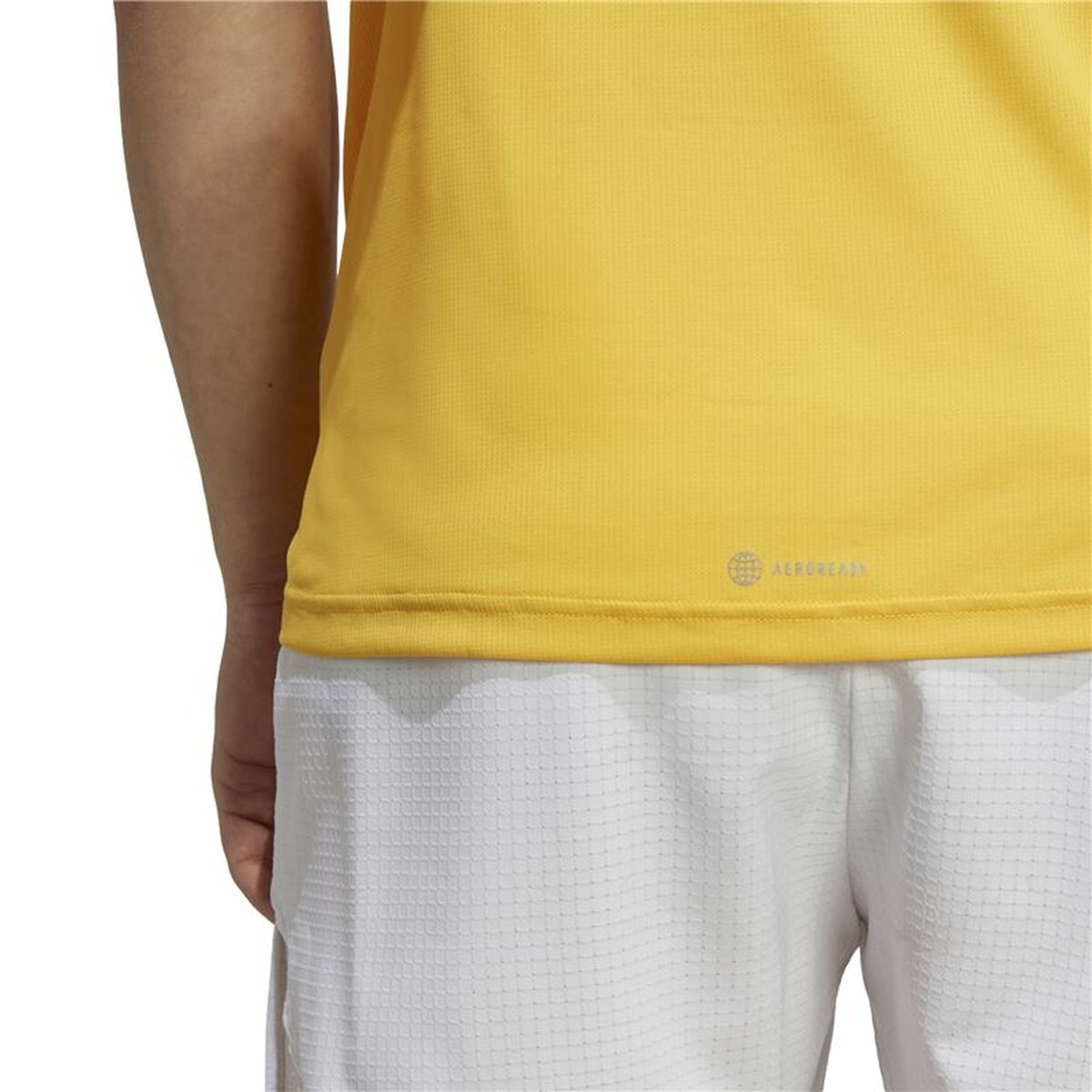 T-shirt med kortärm Herr Adidas Run It Gul - 7