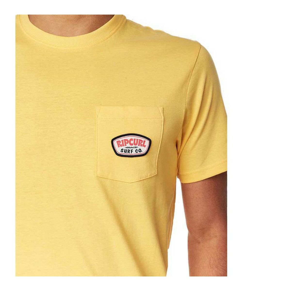 T-shirt med kortärm Herr Rip Curl Badge M - 6