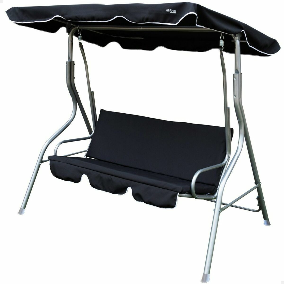 Gungstol/Gunga Aktive 3 platser Svart 180 x 107 x 160 cm