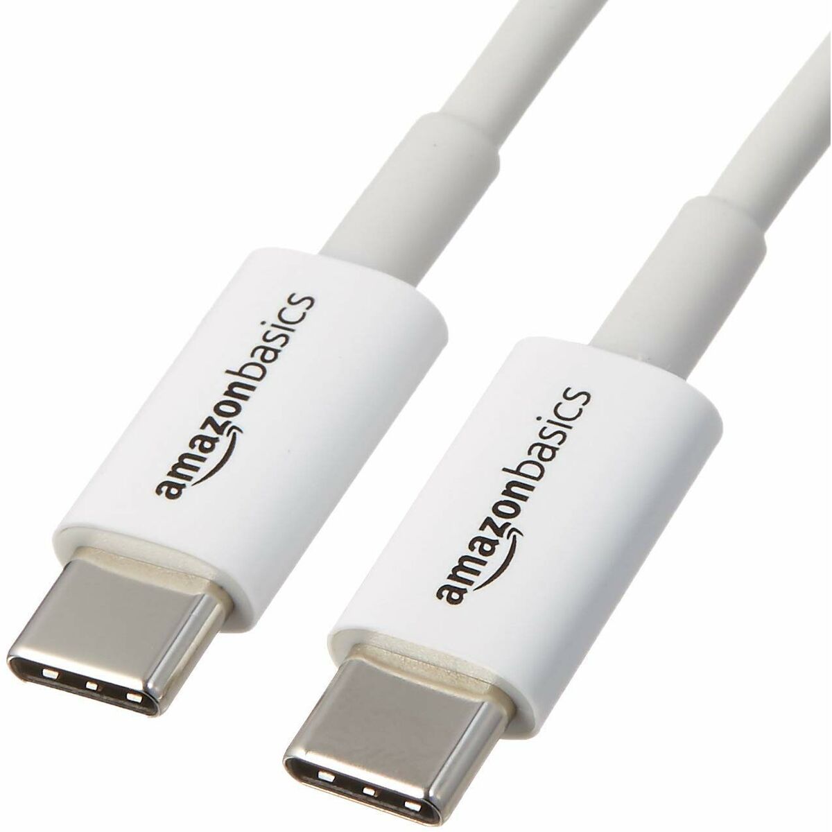 Kabel USB C Amazon Basics Vit (Renoverade A+)