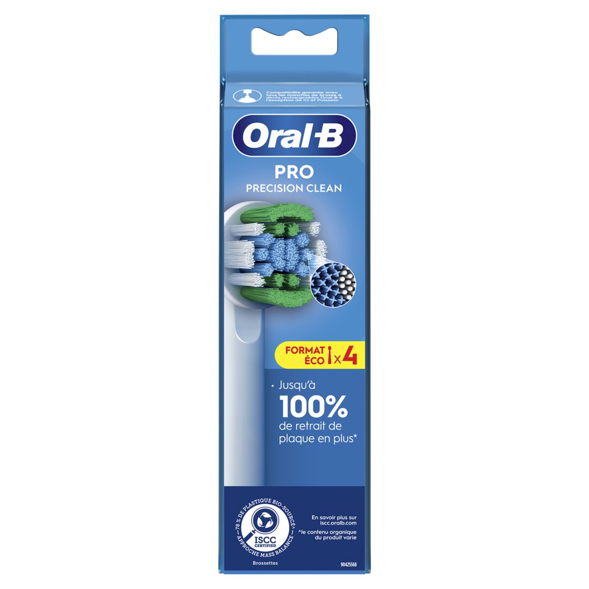 Tandborsthuvud Oral-B PRO precision clean Vit - 2