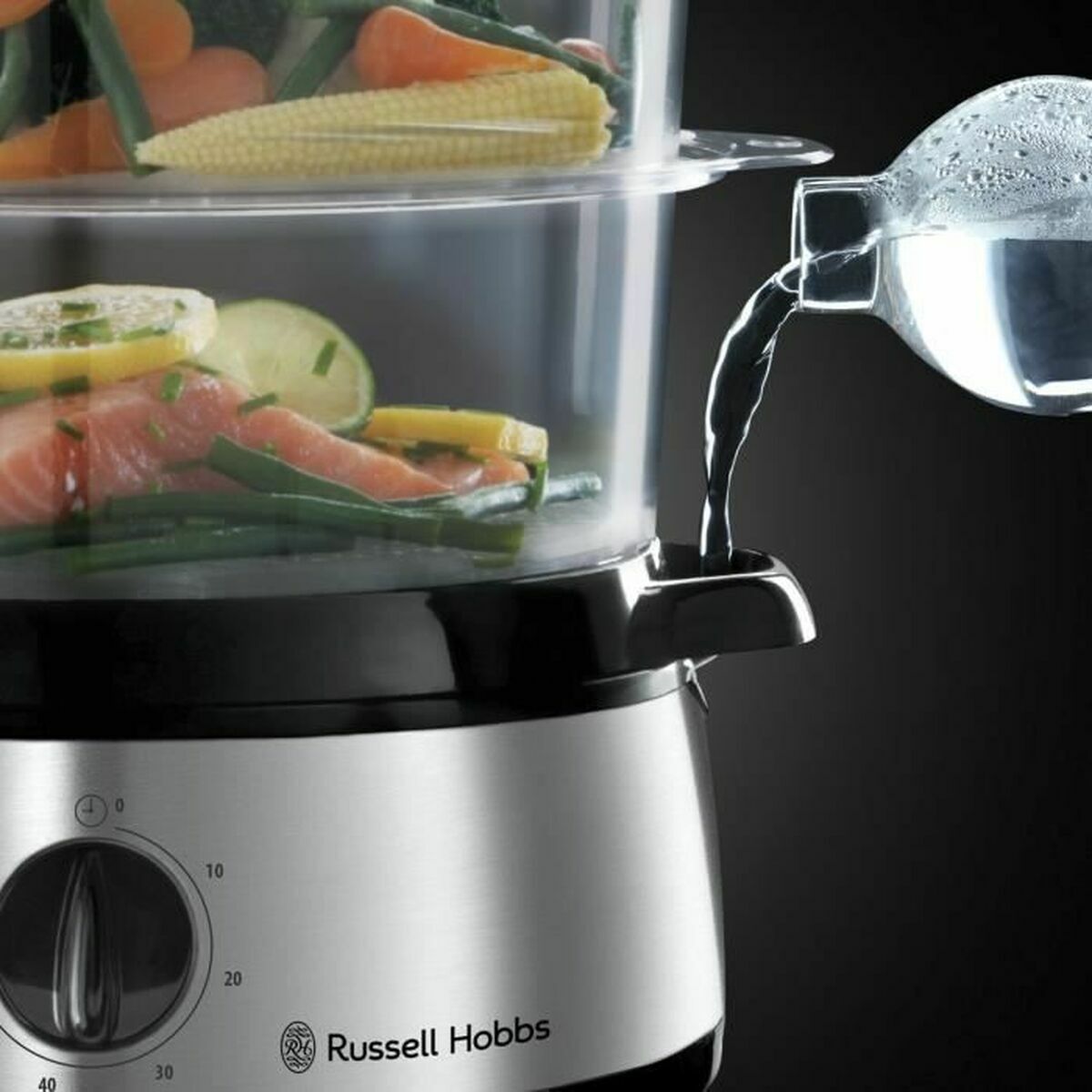 Ångkokare med multifunktion Russell Hobbs 19270-56 Svart Rostfritt stål - 3
