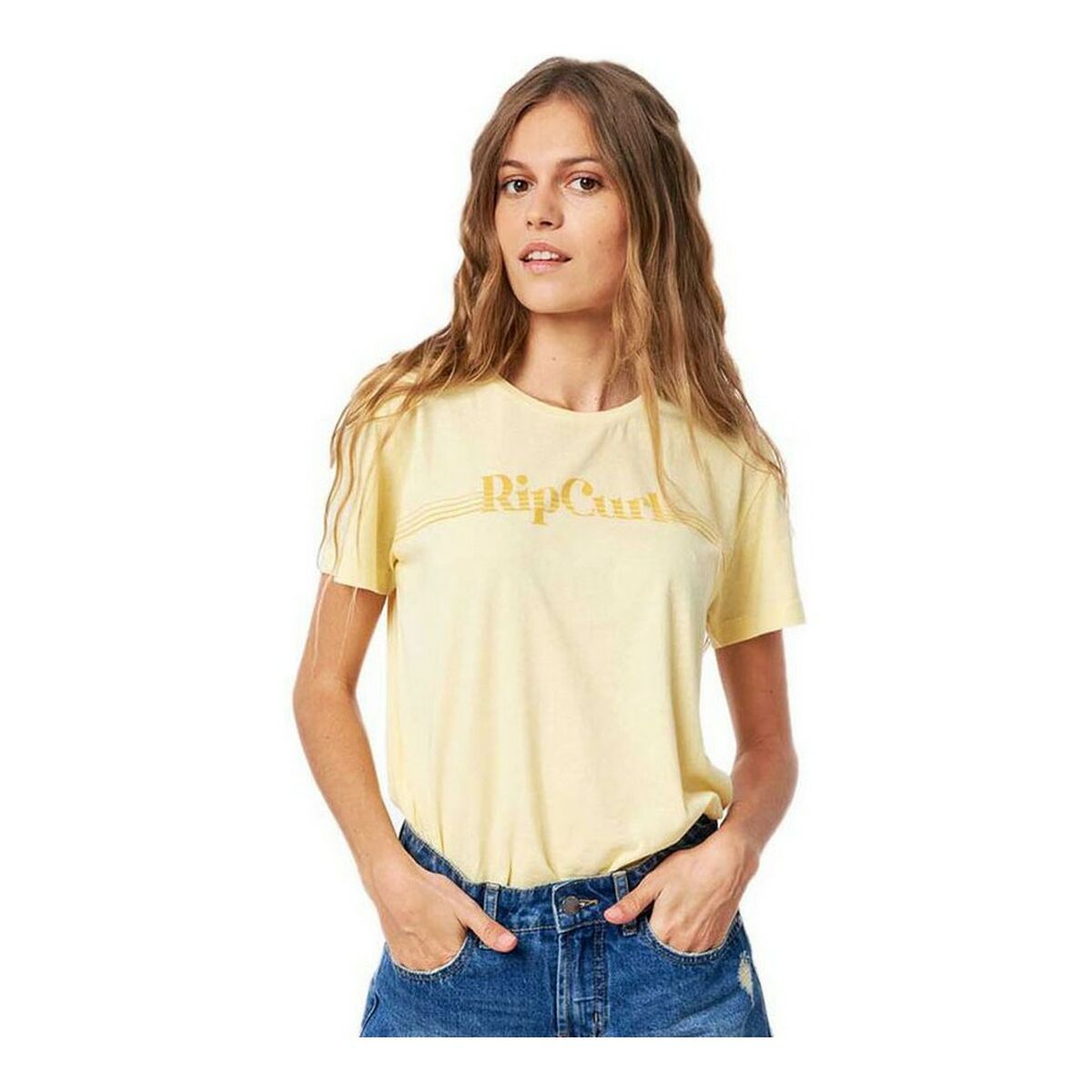 T-shirt med kortärm Dam Rip Curl Re-Entry W - 6