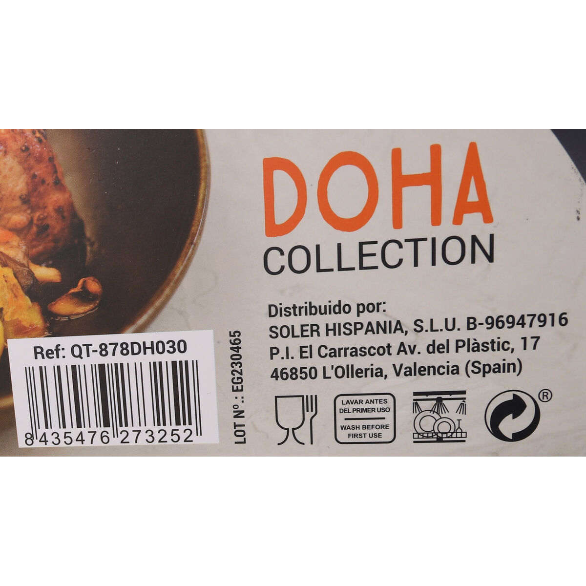 Stekpanna Quttin Doha Smitt aluminium 53 x 30 x 6 cm (4 antal) - 4
