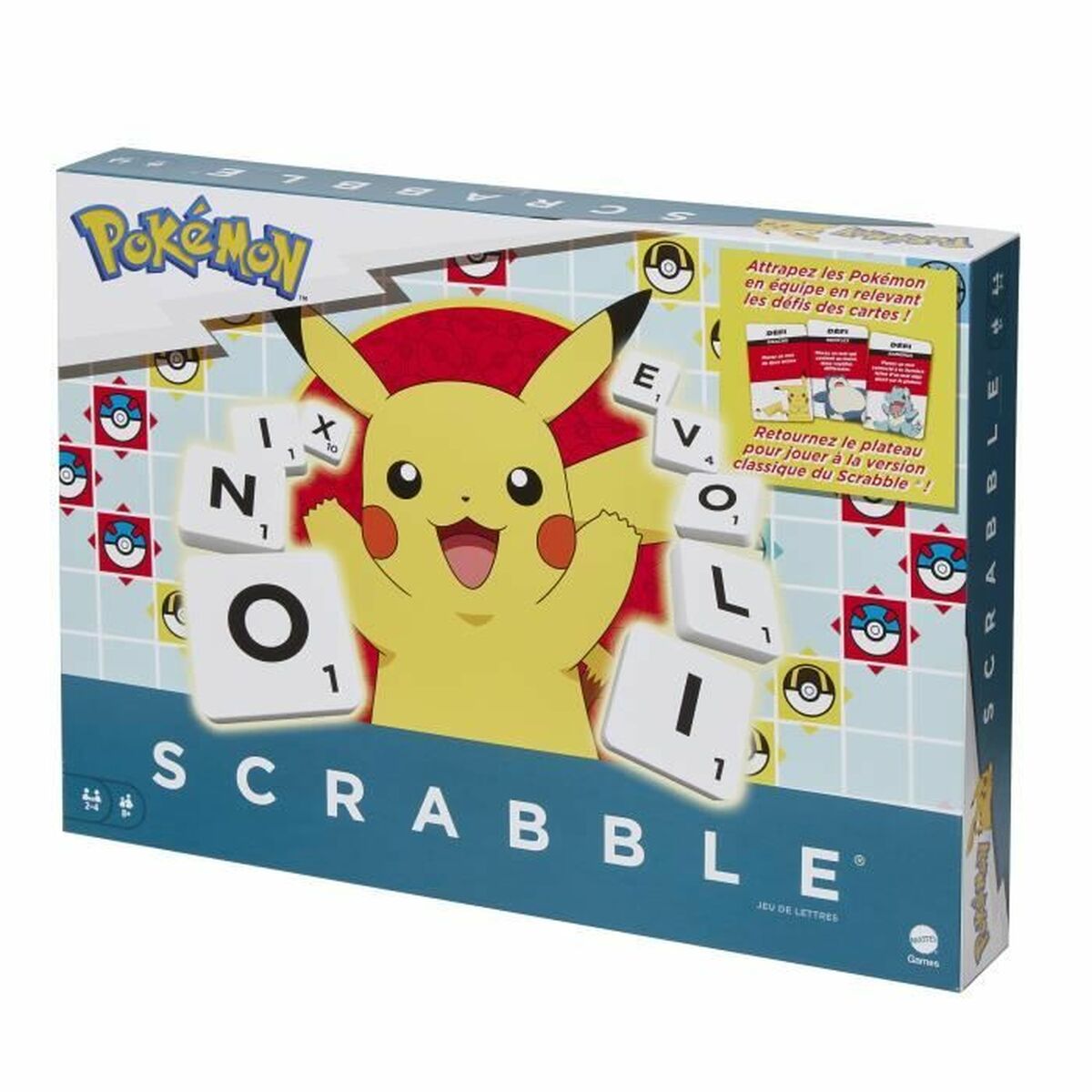 Sällskapsspel Mattel Pokémon Scrabble 4 x 35 x 35 cm - 5