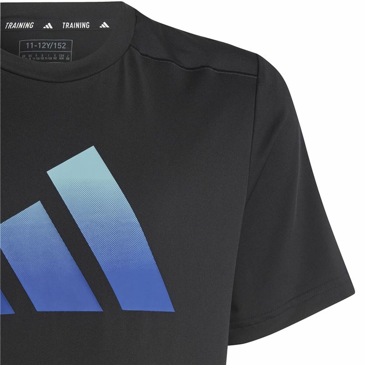 Barn T-shirt med kortärm Adidas Icons Svart - 3