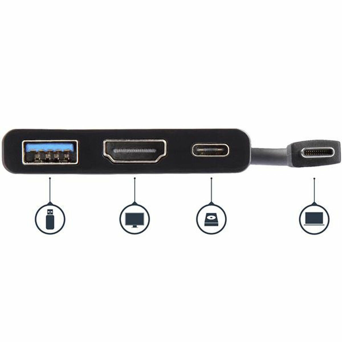 Dockstation Startech CDP2HDUACP           Svart - 6