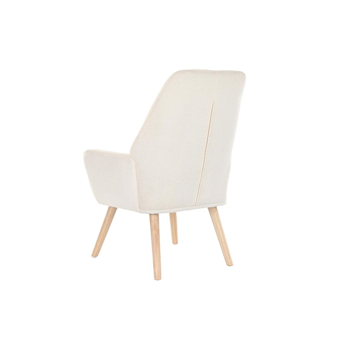 Fåtölj DKD Home Decor Kräm Naturell 65 x 75 x 96 cm - 7
