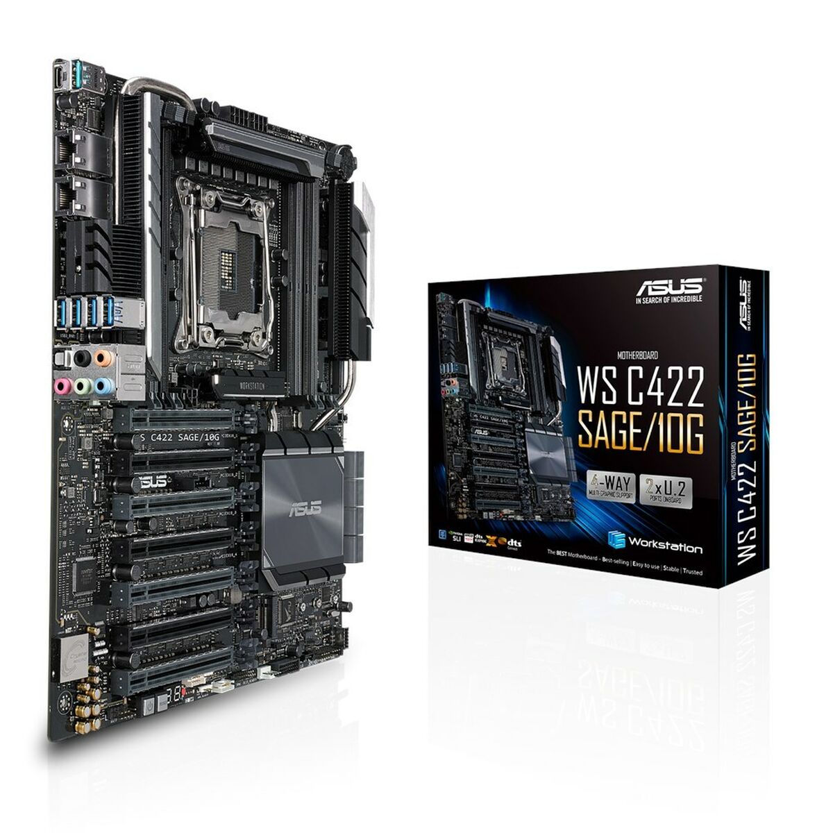 Moderkort Asus WS C422 SAGE/10G LGA 2066 INTEL® C422