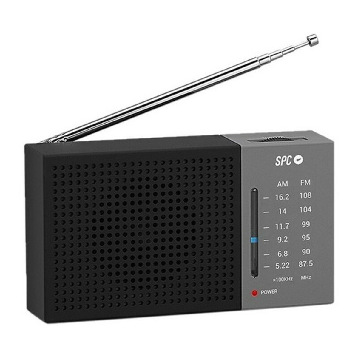 Radiotransistor SPC Internet 4584N JETTY LIT AM/FM LR6 Grå