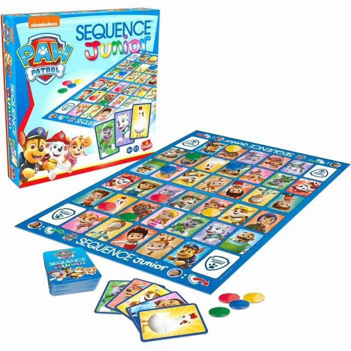 Sällskapsspel Goliath Junior Paw Patrol Sequence 27 x 6 x 27 cm - 2