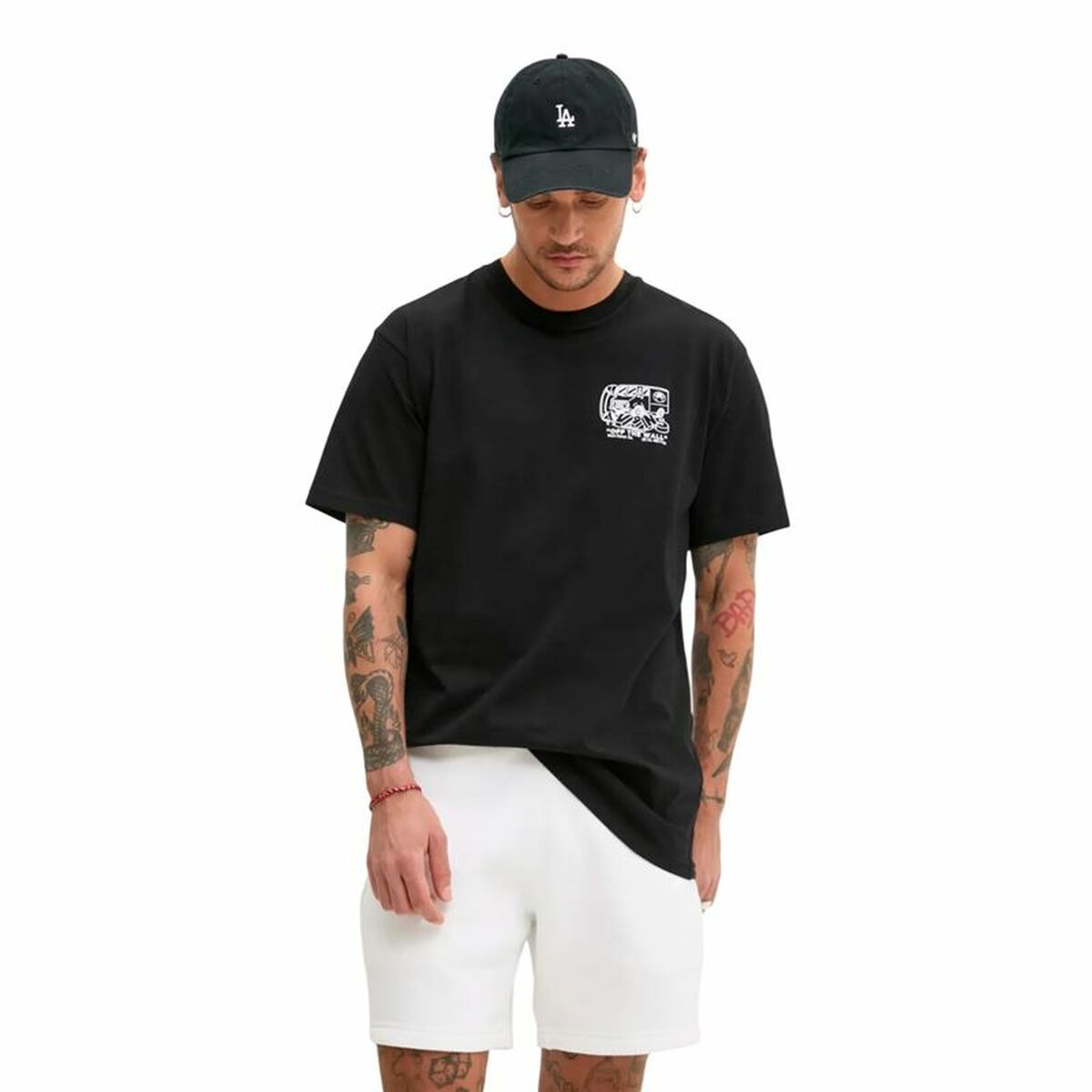 T-shirt med kortärm Herr Vans Next Stop Ss Svart (M)