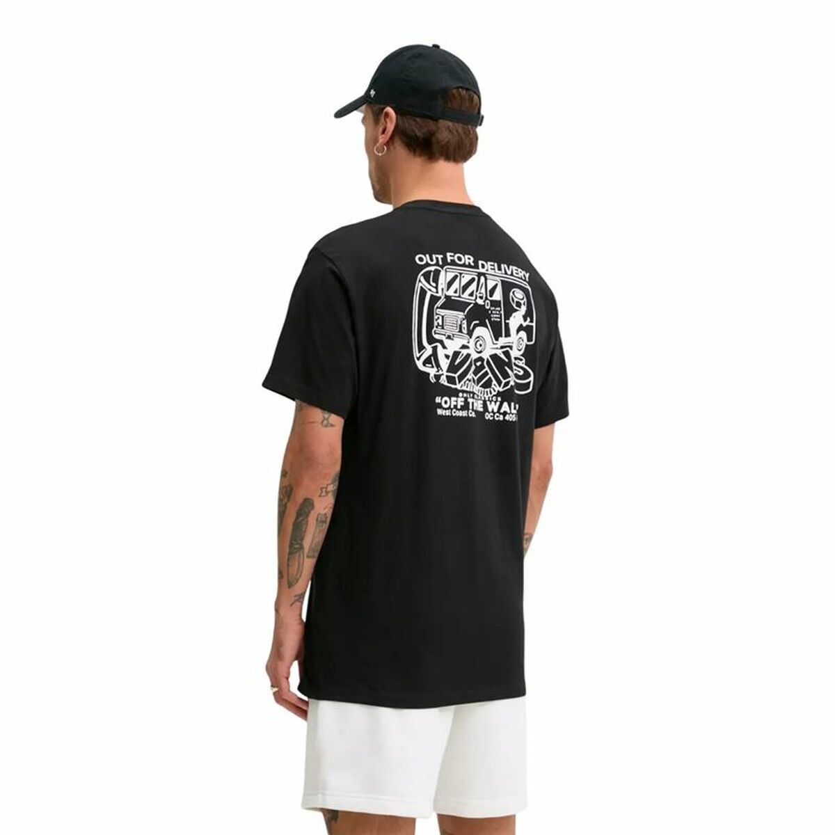 T-shirt med kortärm Herr Vans Next Stop Ss Svart (M) - 2