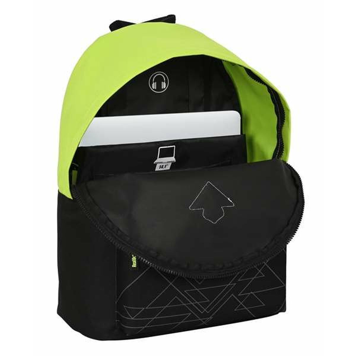 Laptopryggsäck Real Betis Balompié   Svart 31 x 41 x 16 cm - 3
