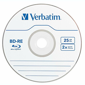 Blu-ray BD-RE Verbatim Datalife 5 antal 25 GB 6x