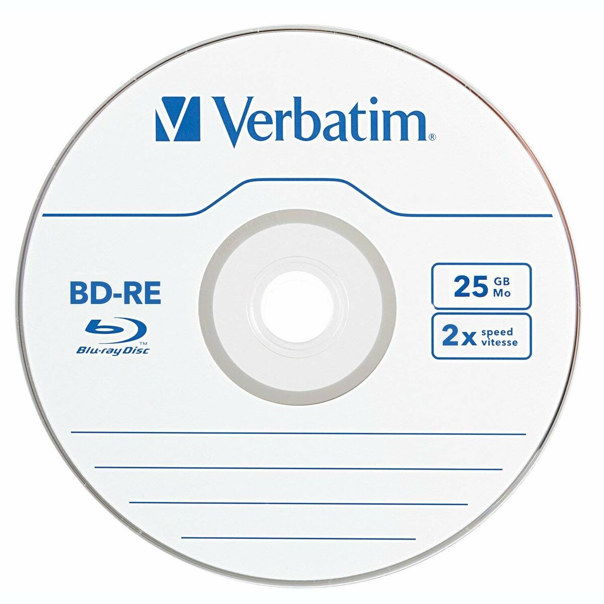 Blu-ray BD-RE Verbatim Datalife 5 antal 25 GB 6x - 3
