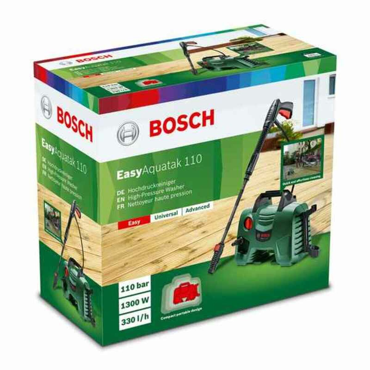 Jet Tvätt BOSCH EasyAquatak 110 Tryck 1300W (Refurbished D) - 2