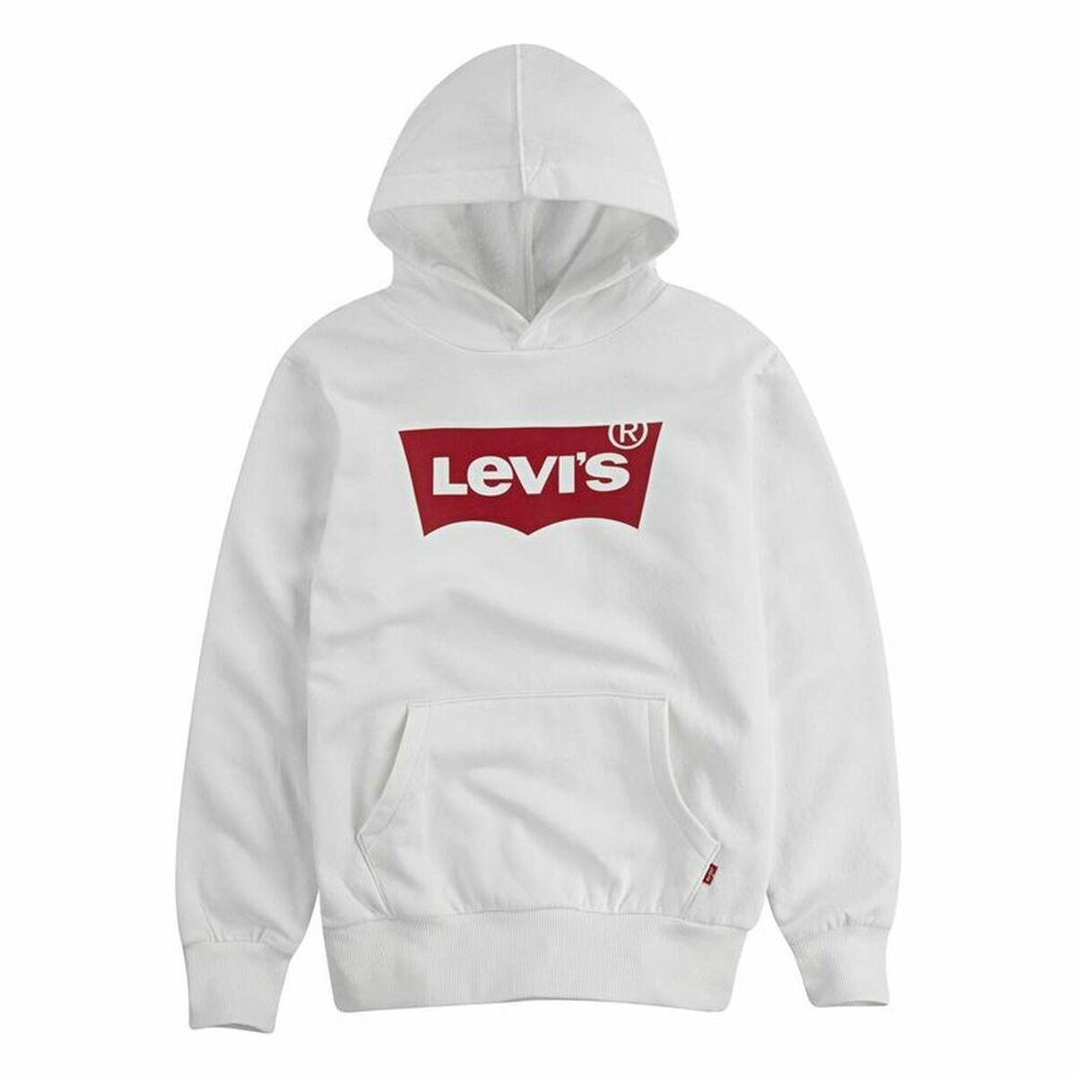 Tröja med huva Unisex S S KNIT TOP Levi's E8778 Vit - 2