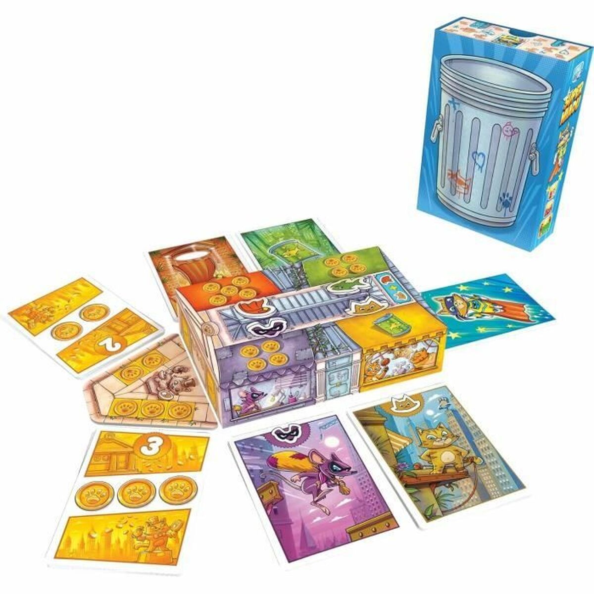 Sällskapsspel Asmodee Super Meow 14 x 4 x 10 cm - 4