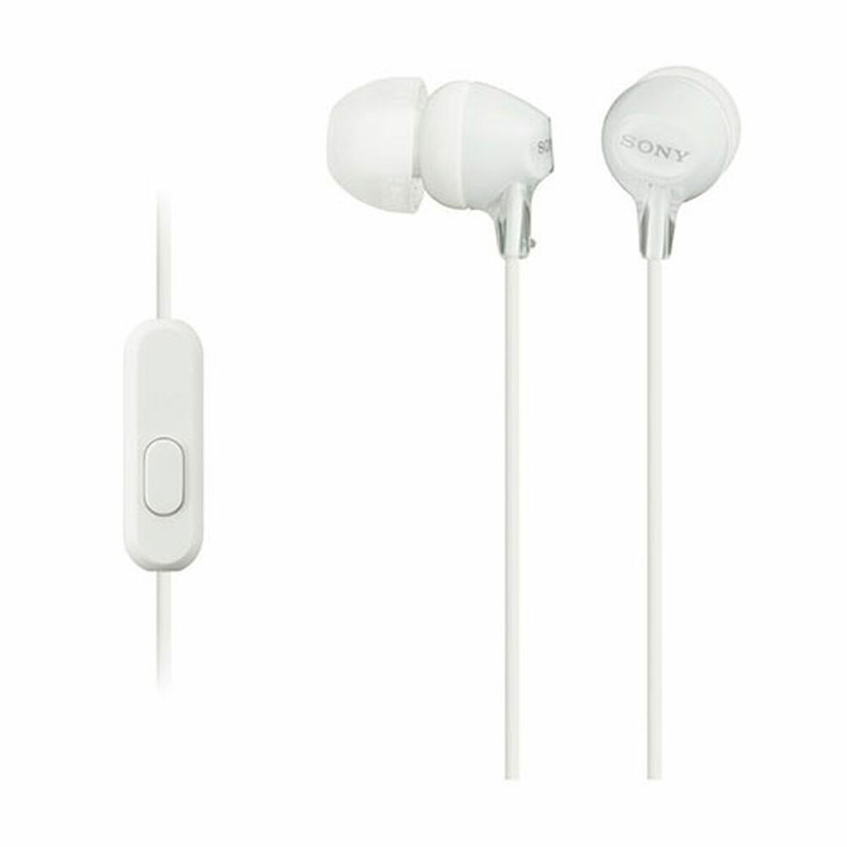 Hörlurar med Mikrofon Sony MDREX15APW in-ear Vit