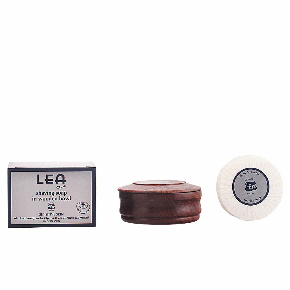 Shaving Soap in Wooden Bowl Lea Classic Sensitive Skin (100 ml) - 2