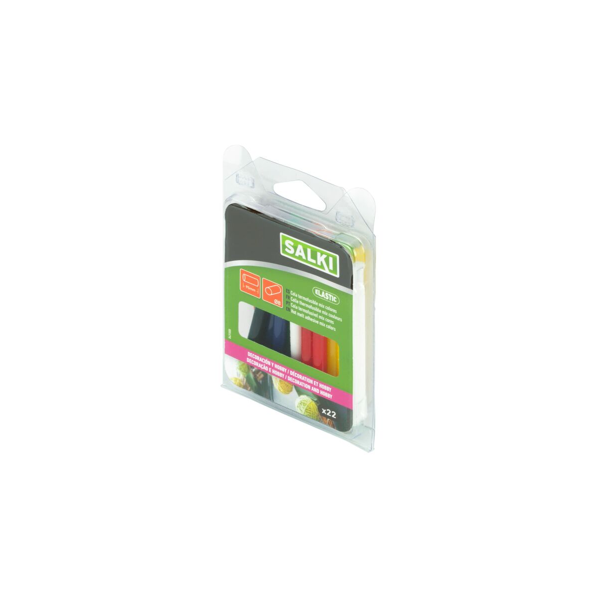 Smältlimstift Salki 431088 Multicolour Dekoration Ø 8 x 95 mm 105 g (22 antal) - 3