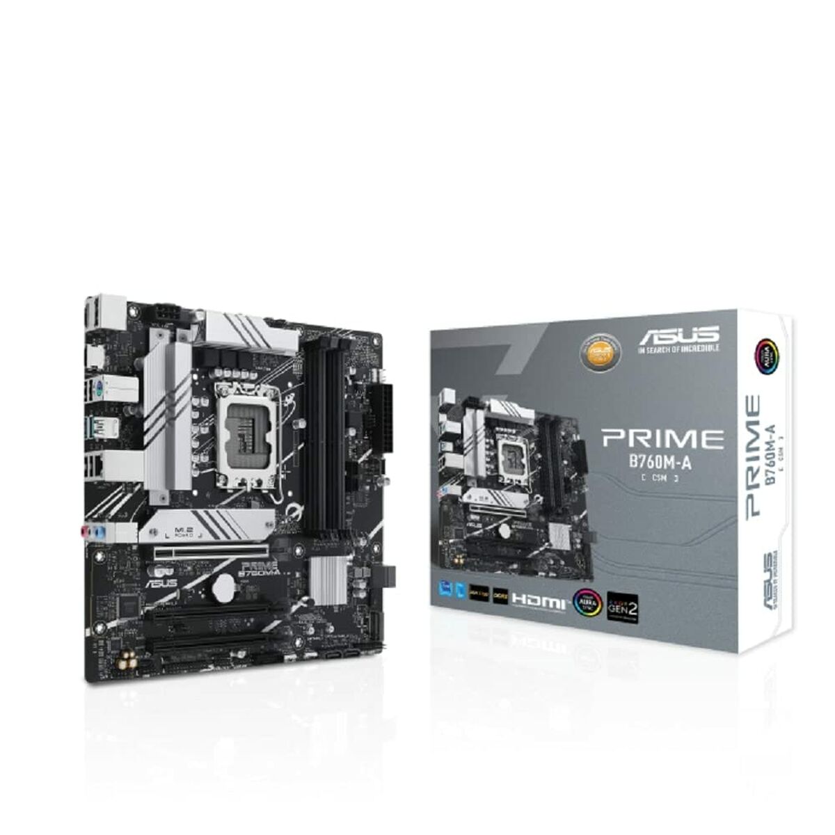 Moderkort Asus PRIME B760M-A-CSM DDR5 LGA1700 Intel B760
