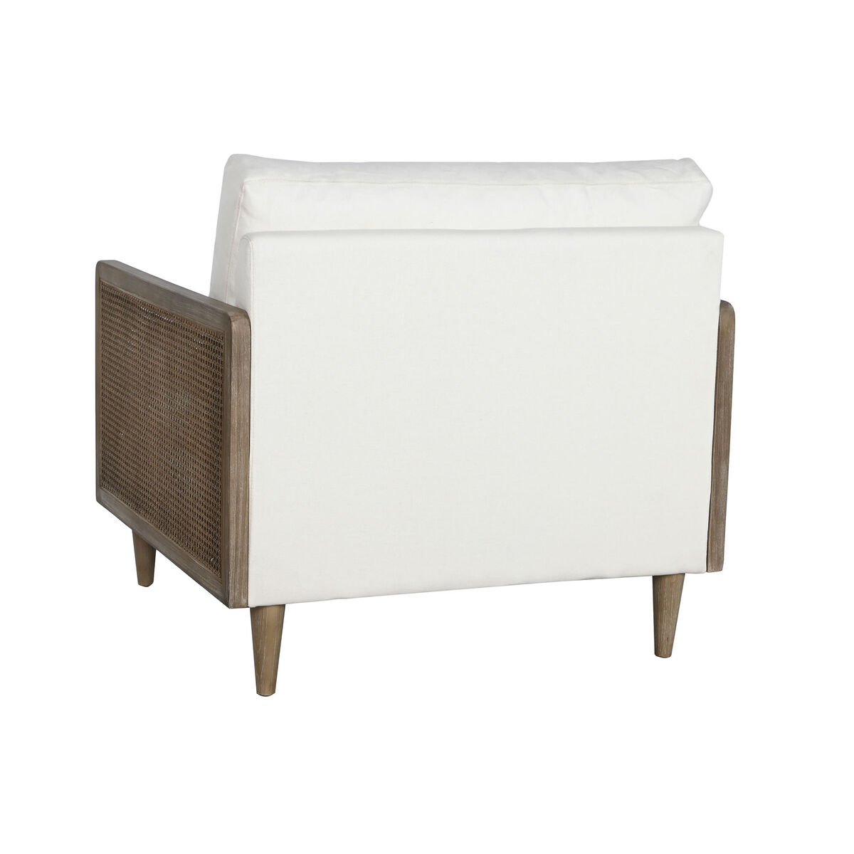 Fåtölj Home ESPRIT Vit Naturell 93 x 86 x 88 cm - 3