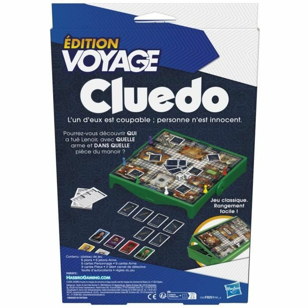 Sällskapsspel Hasbro Cluedo Voyage - 5