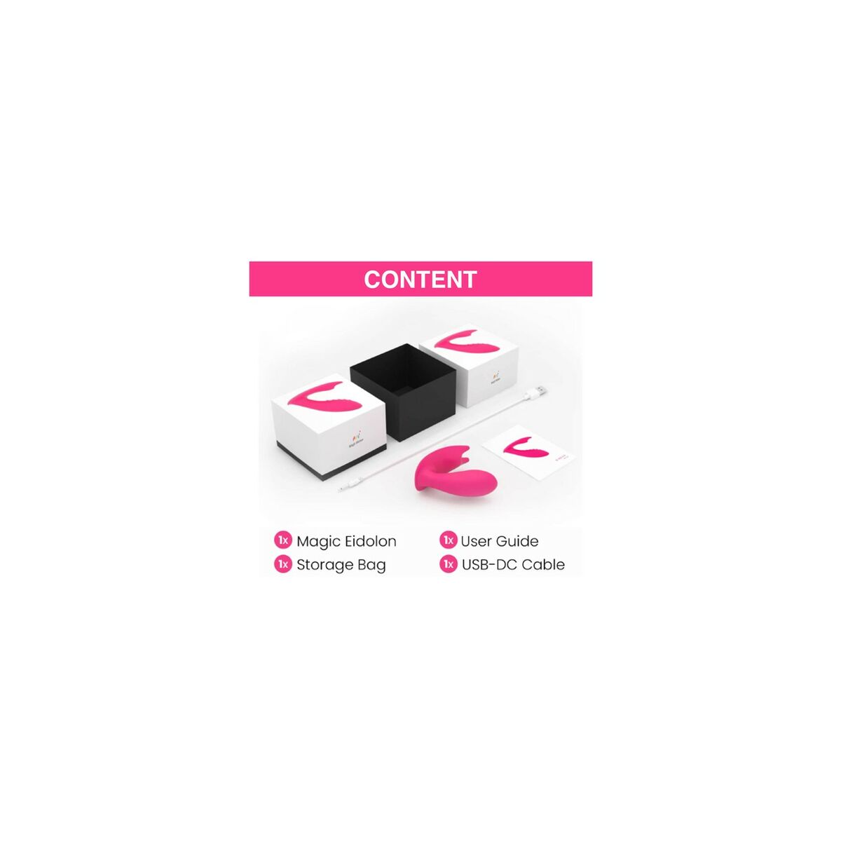 Massageapparat för par Magic Motion Eidolon Rosa - 4