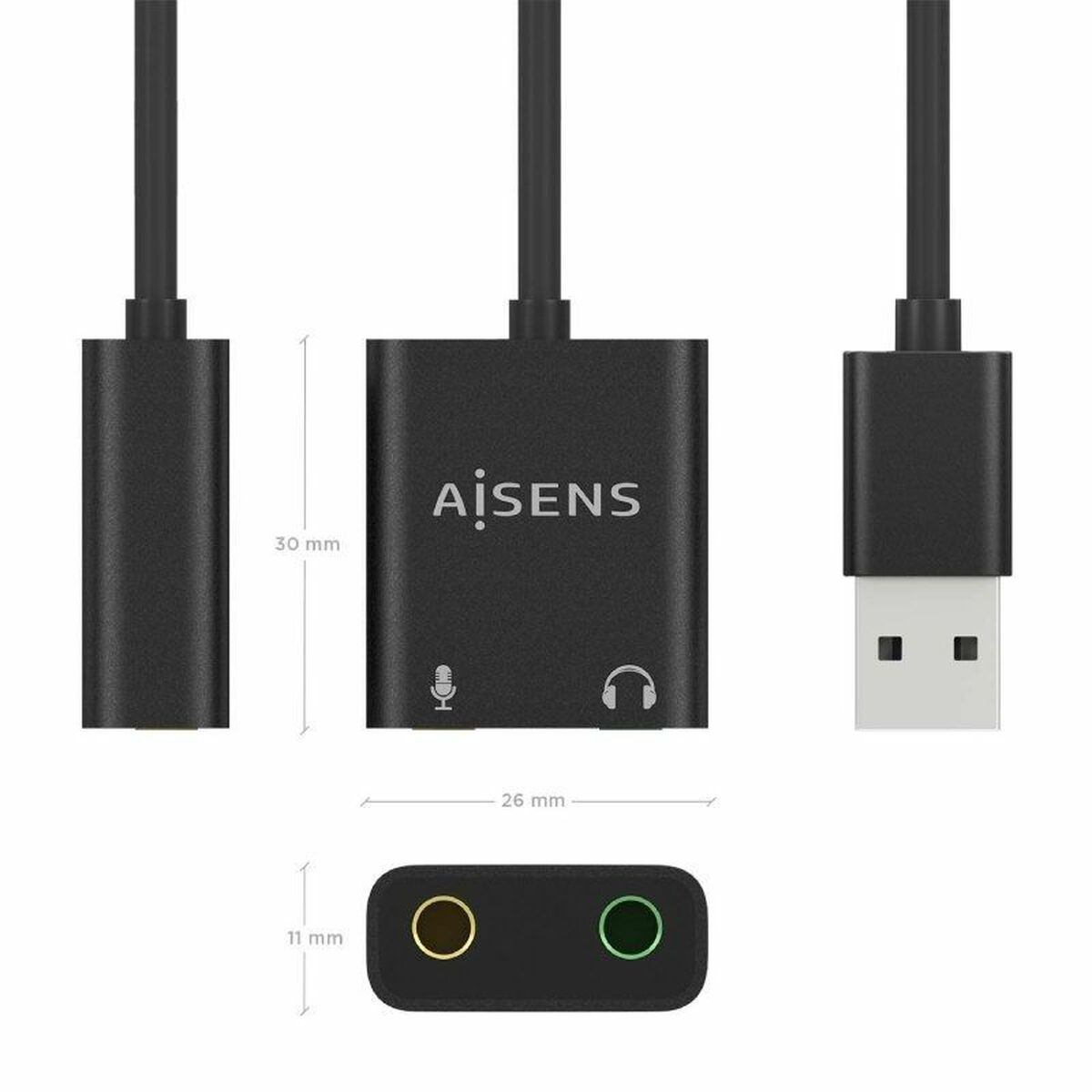 Externt Ljudkort Aisens A106-0769 - 3