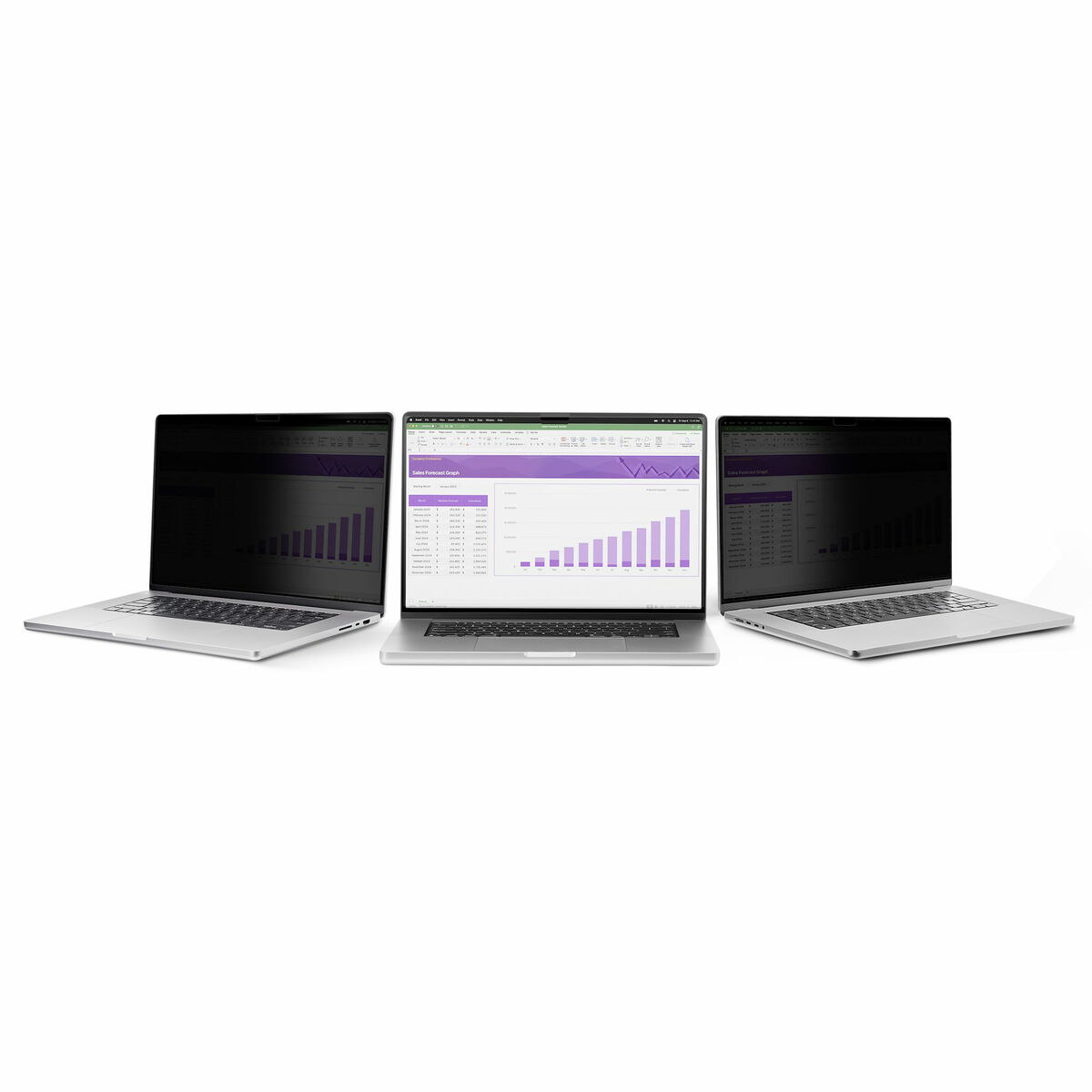 Laptopstöd Startech 133T6-PRIVACY-SCREEN Plast - 2