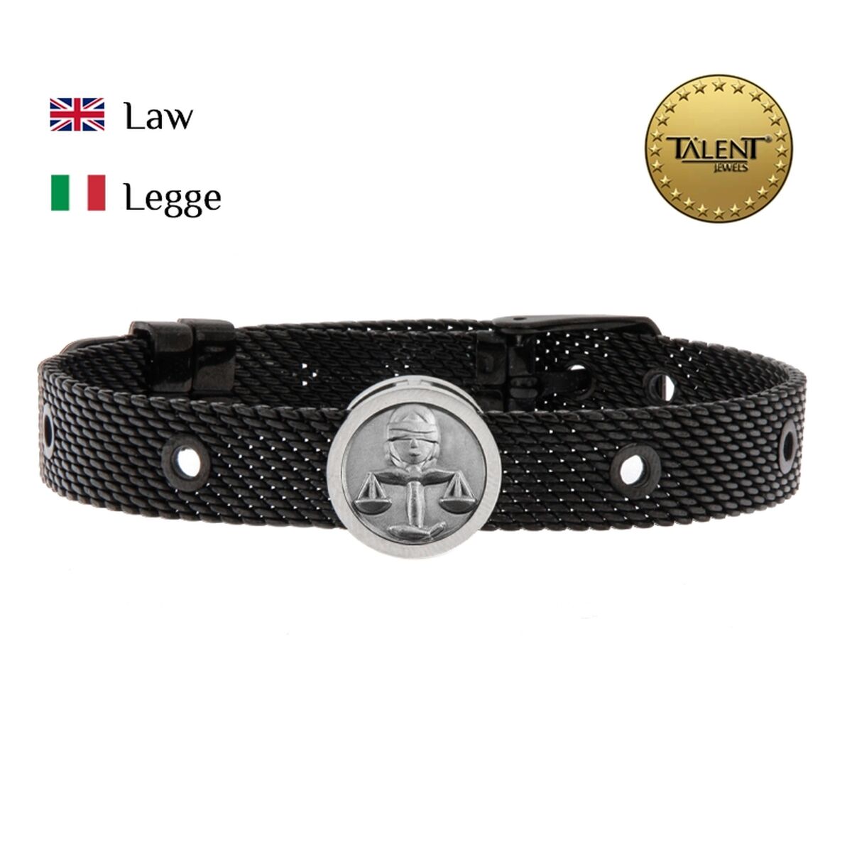 Unisexarmband Law Talent Jewels TJA-2-05-03-2-235 Svart - 2