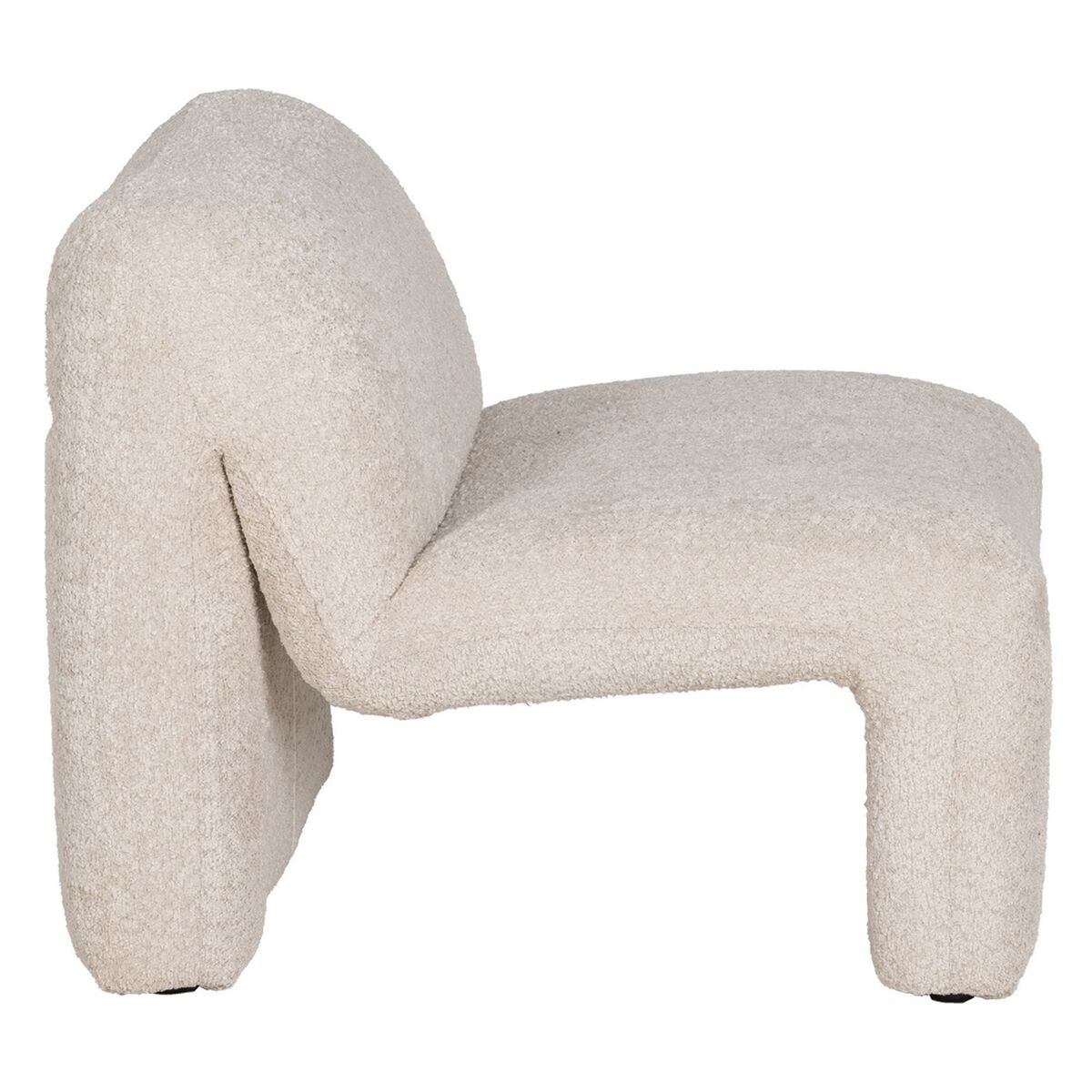 Fåtölj Beige Trä 62 x 86 x 69 cm - 3