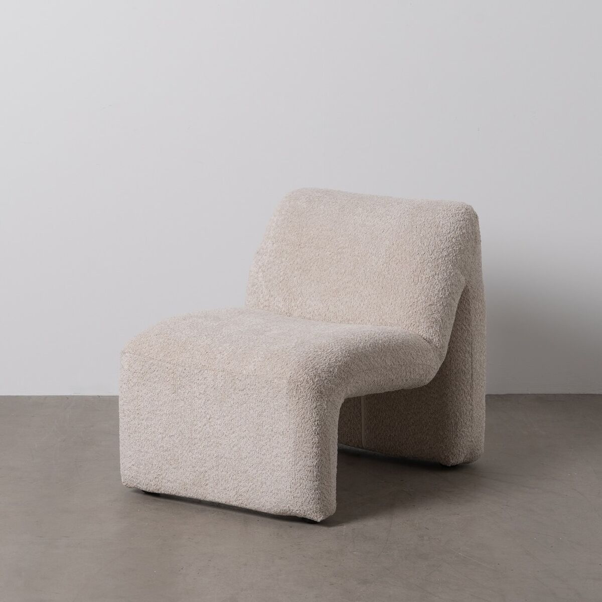 Fåtölj Beige Trä 62 x 86 x 69 cm - 2