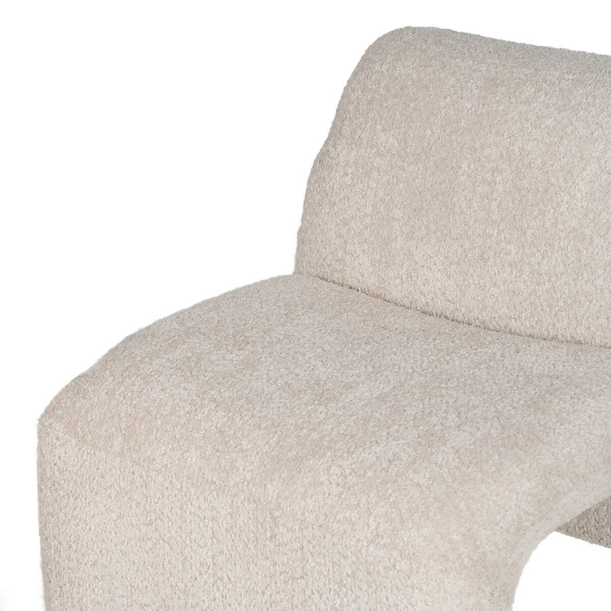 Fåtölj Beige Trä 62 x 86 x 69 cm - 6