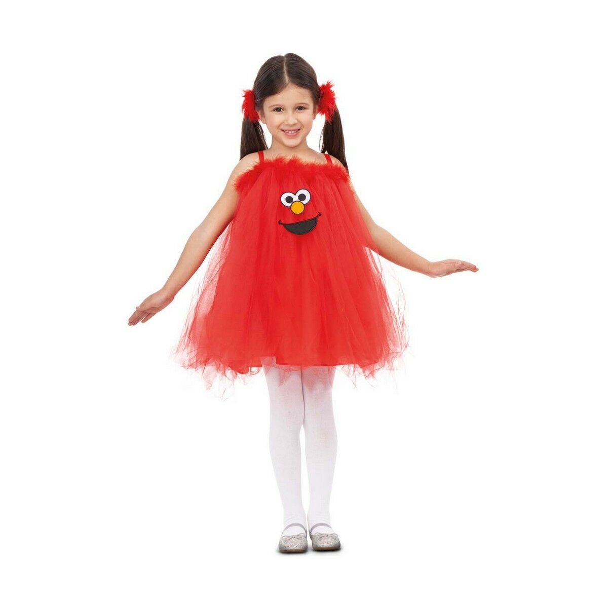 Maskeraddräkt för barn My Other Me Elmo Sesame Street Röd (2 Delar)