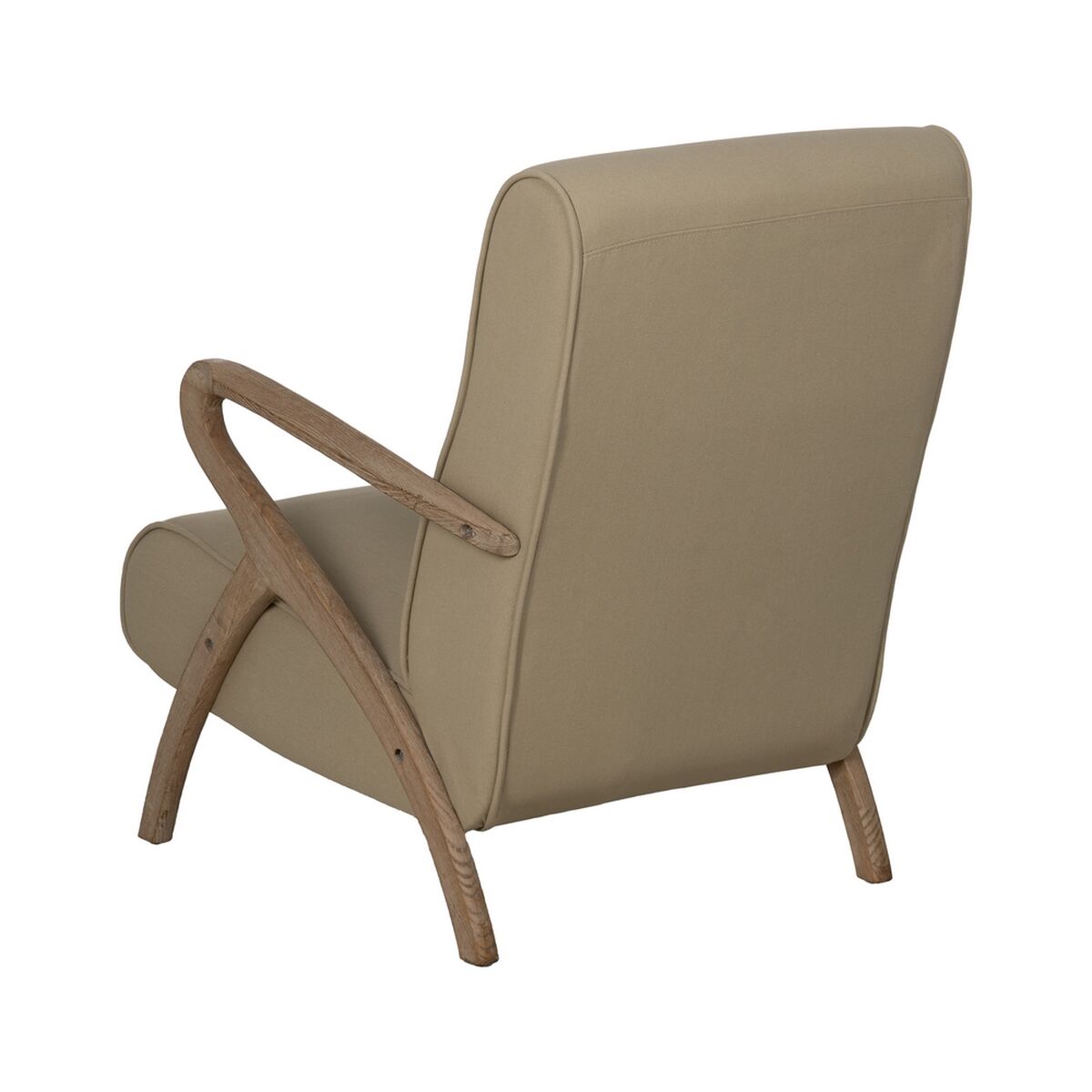 Fåtölj Beige 57 x 55 x 85 cm - 4