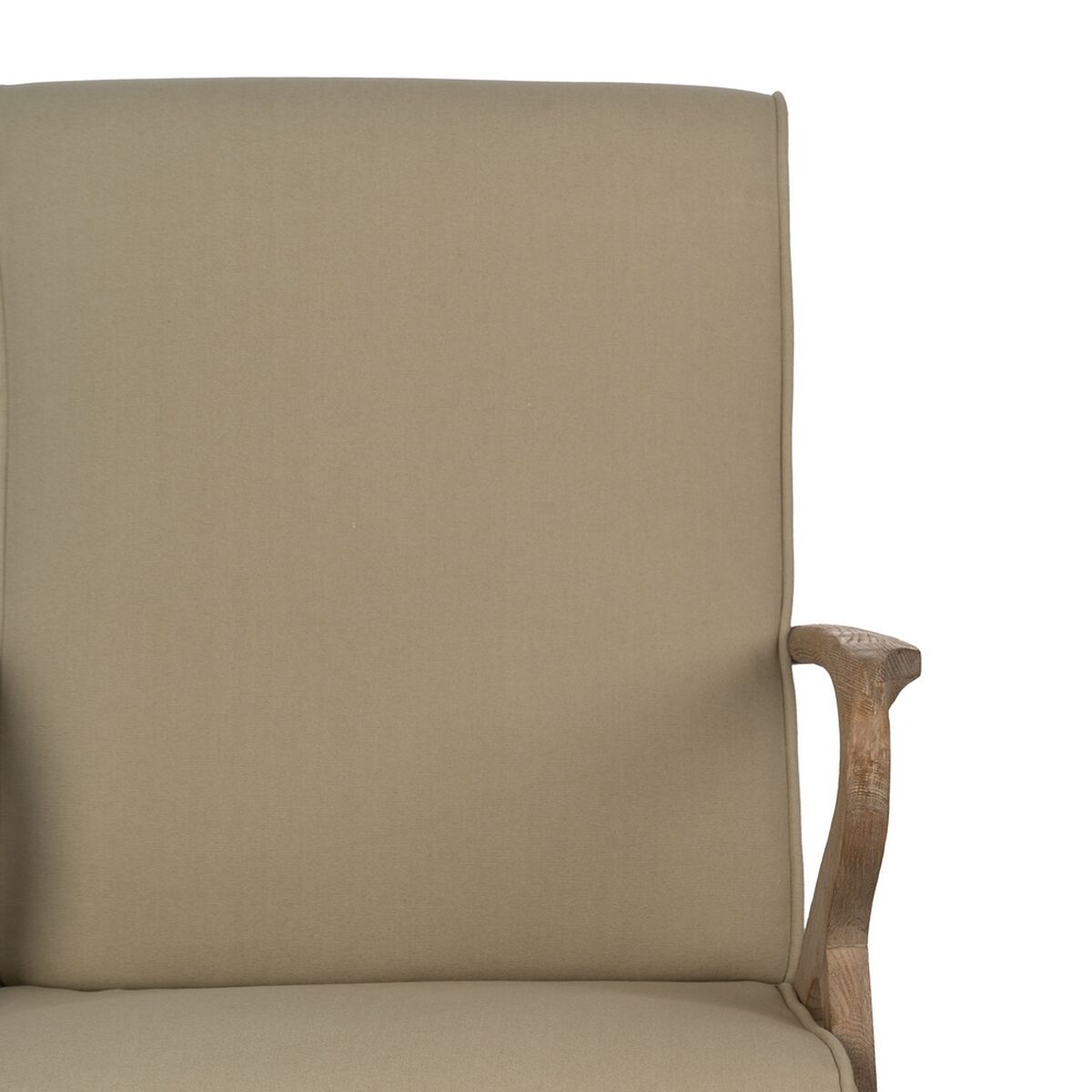 Fåtölj Beige 57 x 55 x 85 cm - 5