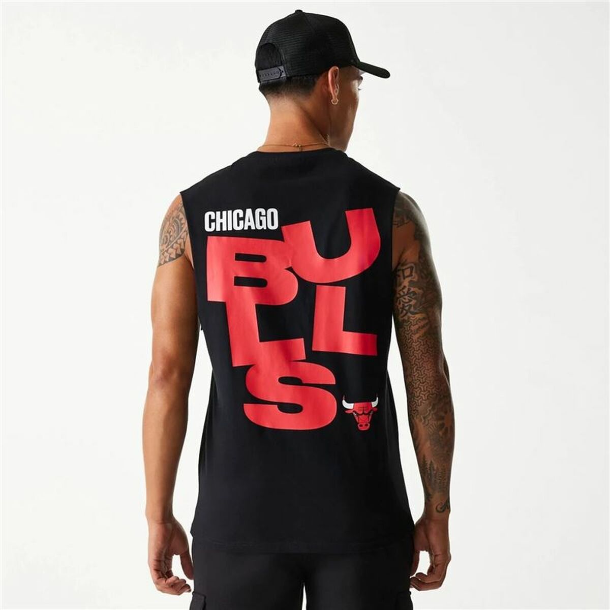 Tanktop, Herr New Era  Chicago Bulls  Svart - 2