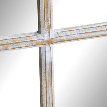 Väggspegel DKD Home Decor Vit Avskalad 90 x 2 x 90 cm 90 x 2,5 x 90 cm (90 Delar)